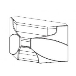 Meuble caisse d'angle pour...