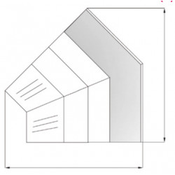 Vitrine d'angle pour gamme...