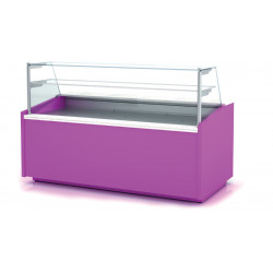 Vitrine fond plat