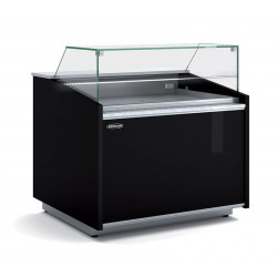 Vitrine fond plat