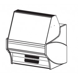 Vitrine horizontale prof 1100