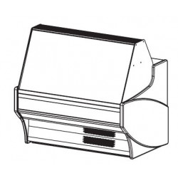 Vitrine horizontale prof 1100