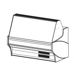Vitrine horizontale prof 1100