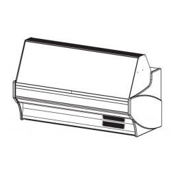 Vitrine horizontale prof 1100
