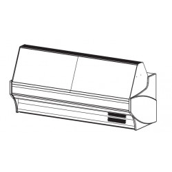 Vitrine horizontale prof 1100