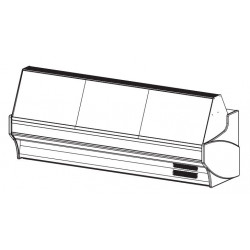 Vitrine horizontale prof 1100
