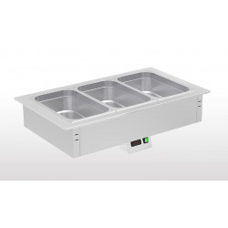Cuve bain marie à encastrer