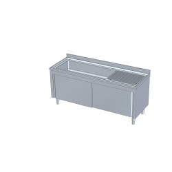 Meuble plonge inox