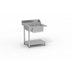 Table de pré lavage avec bac