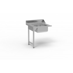 Table de pré lavage avec bac