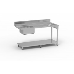 Table de pré lavage avec bac