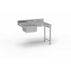 Table de pré lavage avec bac