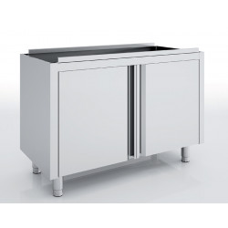 Meuble neutre en inox -...